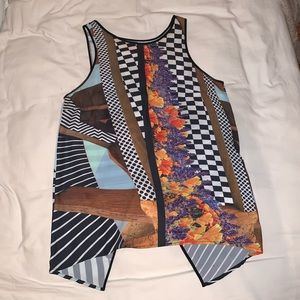 Clover Canyon Tank Top with Criss Cross Open Back